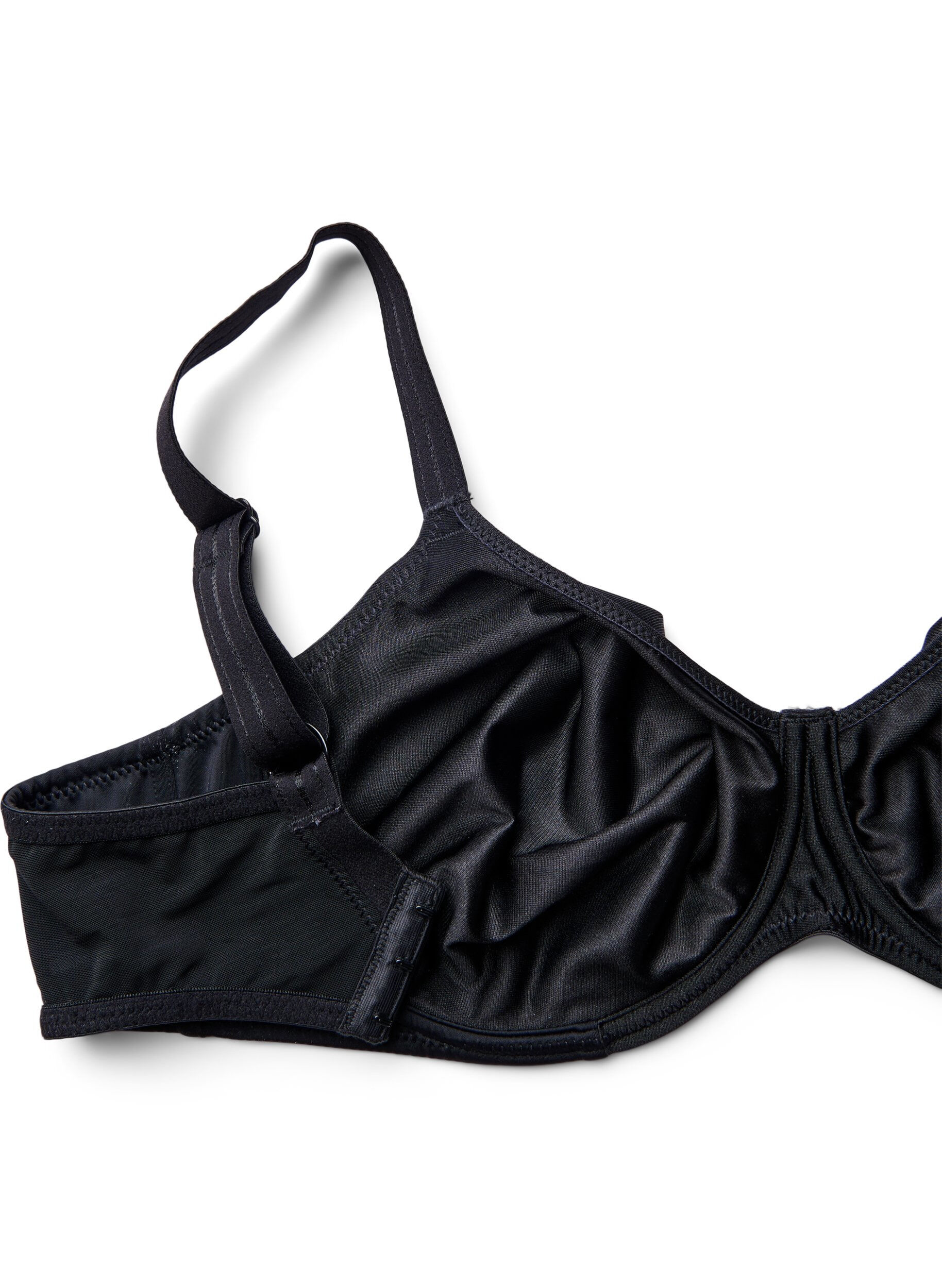 Zizzifashion Moulded full coverage bra with high support, Black, Packshot image number 3