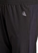 High-waisted capri training trousers, Black, Packshot image number 2