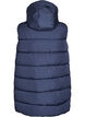 Long vest with hood and pockets, Blue, Packshot image number 1