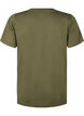 FLASH - T-shirt with motif, Olive Night Flower, Packshot image number 1