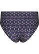 High-waisted bikini bottoms with print, Blue, Packshot image number 1