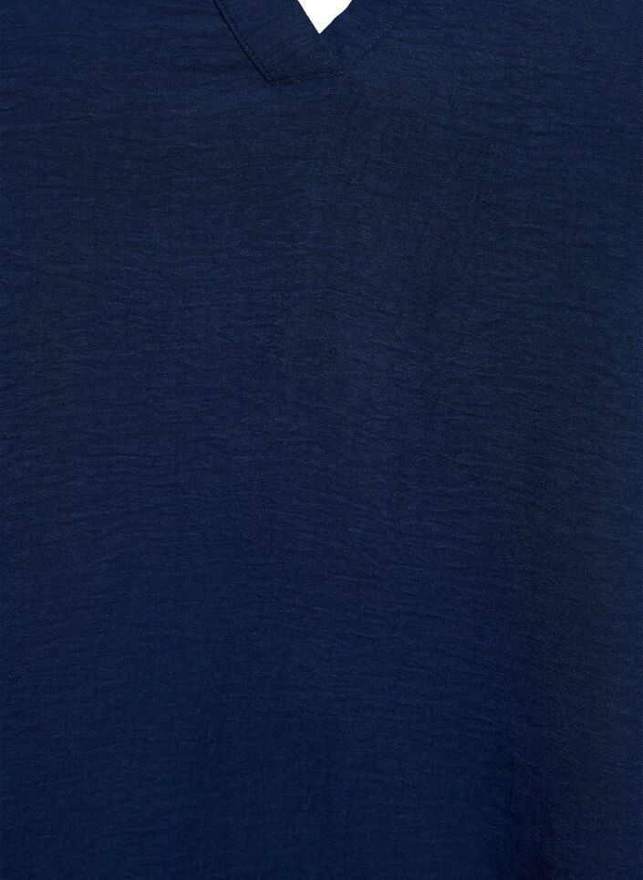 Blouse with 3/4 sleeves, Blue, Packshot image number 2