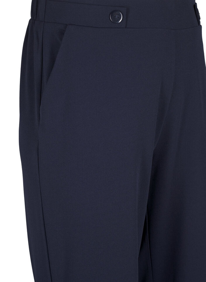 Loose trousers with pockets, Blue, Packshot image number 2