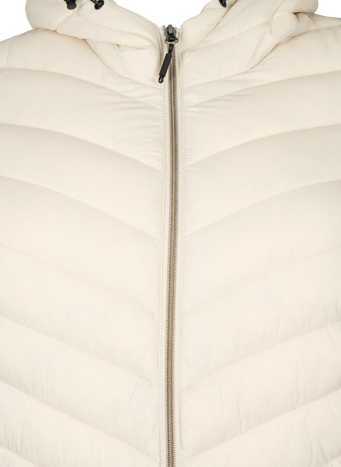 Lightweight jacket with hood, Beige, Packshot
