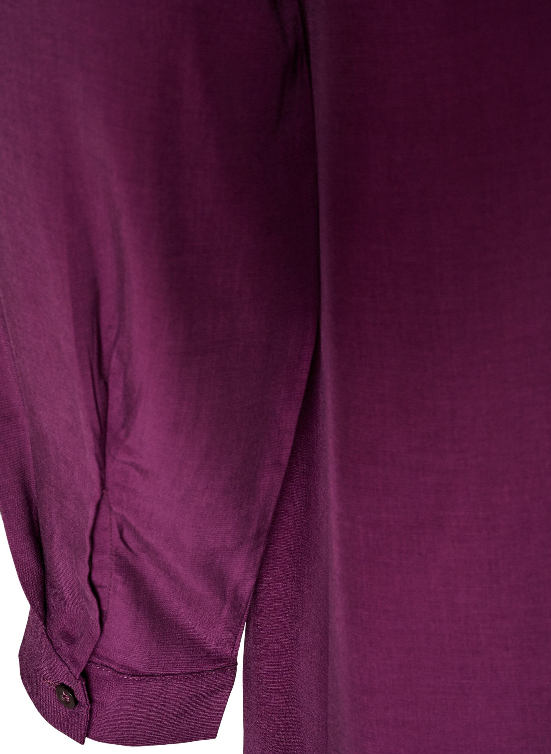 ZizzifashionShort shirt dress with ruffle tier, Purple, Packshot image number 3