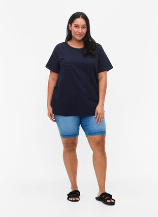 Short-sleeved cotton t-shirt, Night Sky, Model image number 2