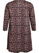 FLASH - Short A-line dress with 7/8 sleeves, Brown, Packshot image number 1