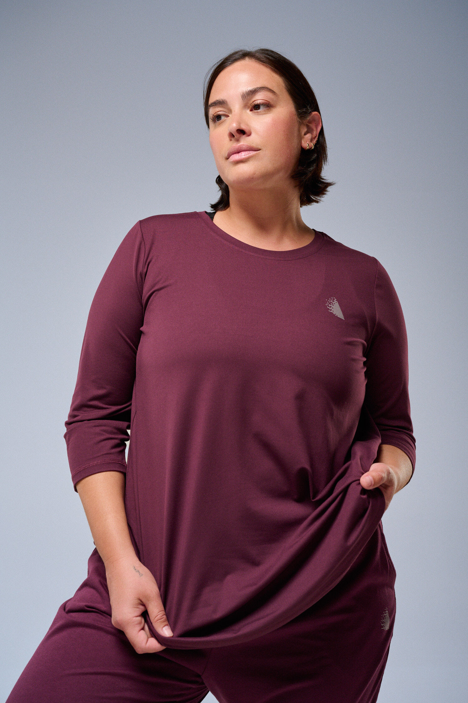 Zizzifashion Black vest, , Model