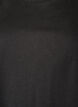 T-shirt with asymmetric lace hem, Black, Packshot image number 2