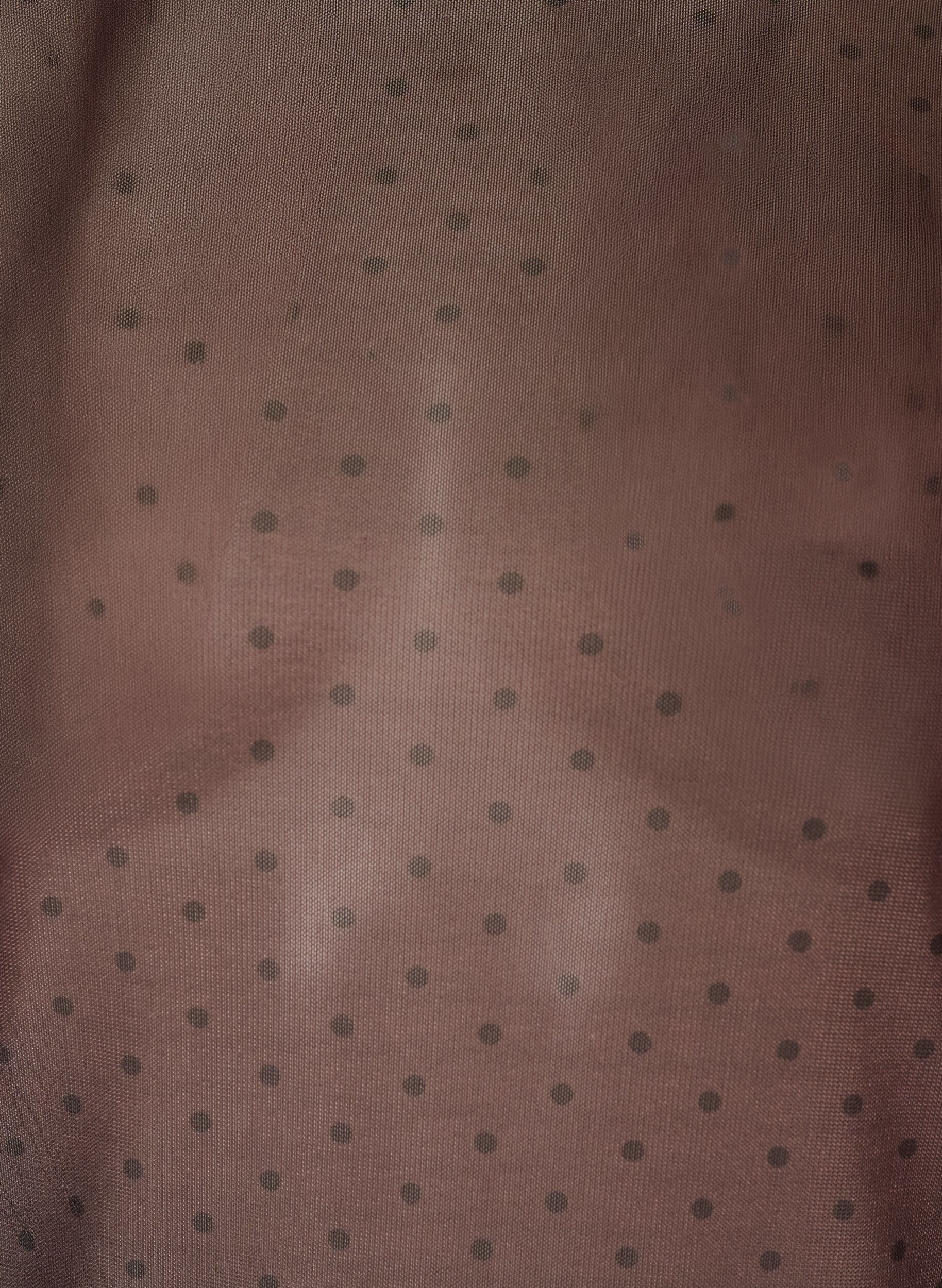 ZizzifashionMesh blouse with print, Brown, Packshot image number 2