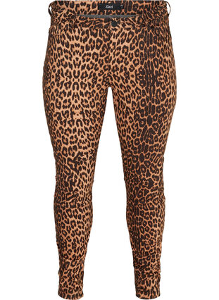 Printed Amy jeans, Leopard, Packshot image number 0