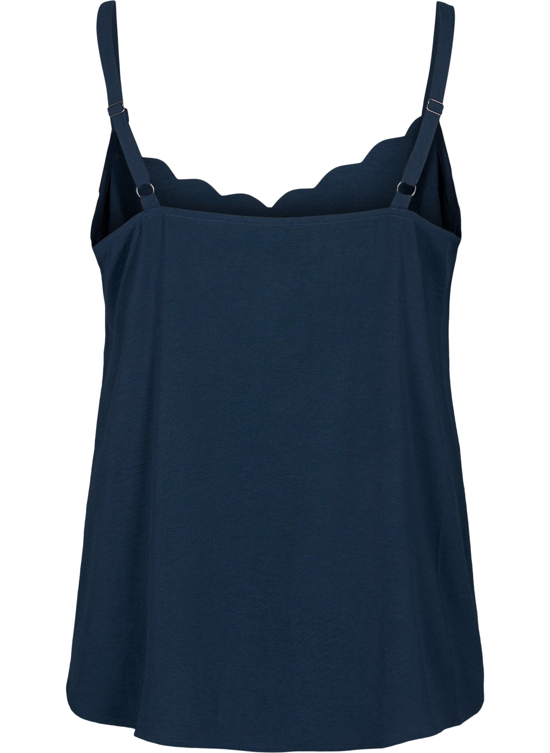 Zizzifashion Top with a wavy hem, Blue, Packshot image number 1