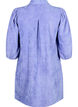 Corduroy dress with 3/4 sleeves and buttons, Lavender Violet, Packshot image number 1