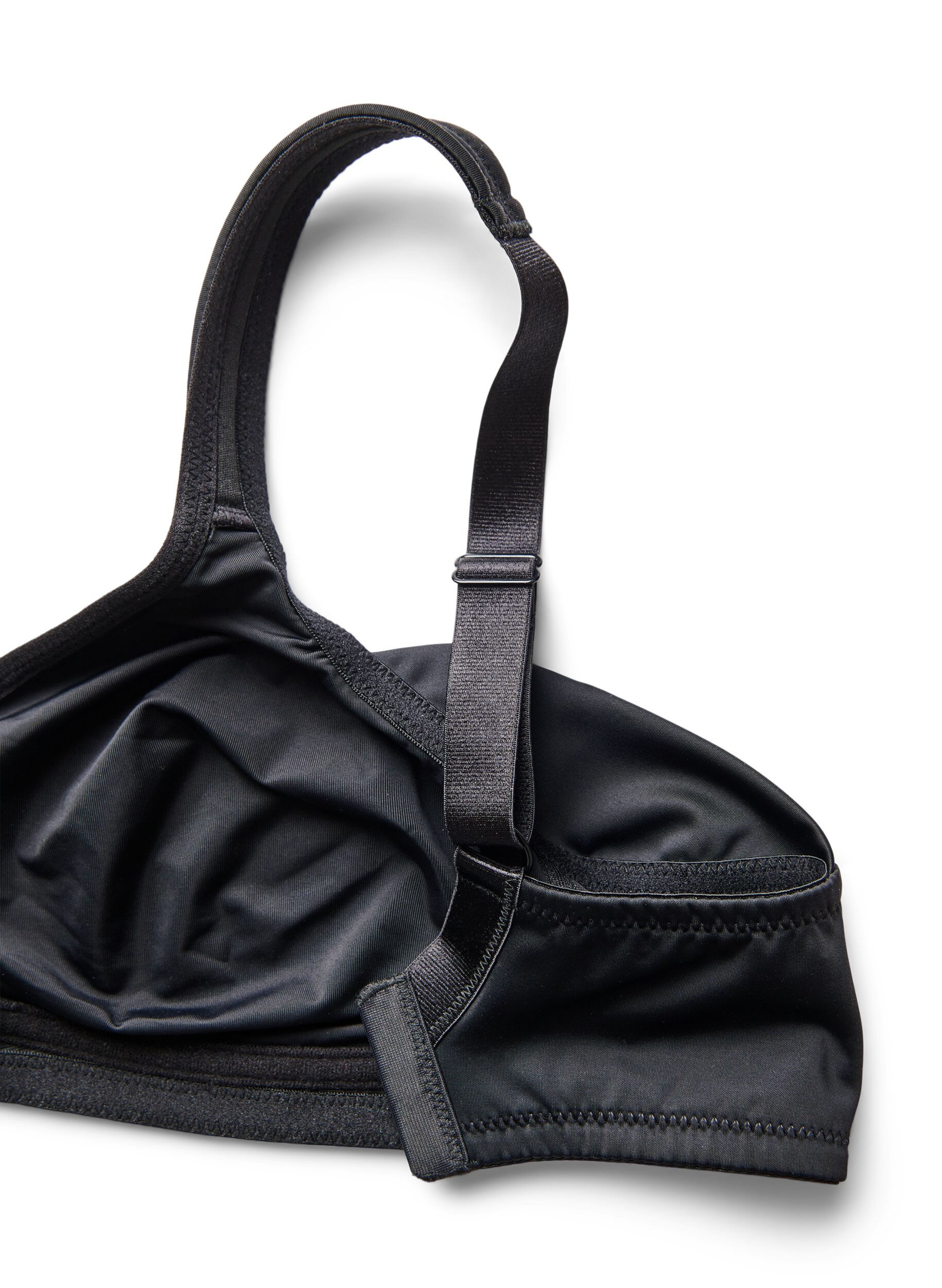 ZizzifashionComfort bra with padded straps, Black, Packshot image number 4