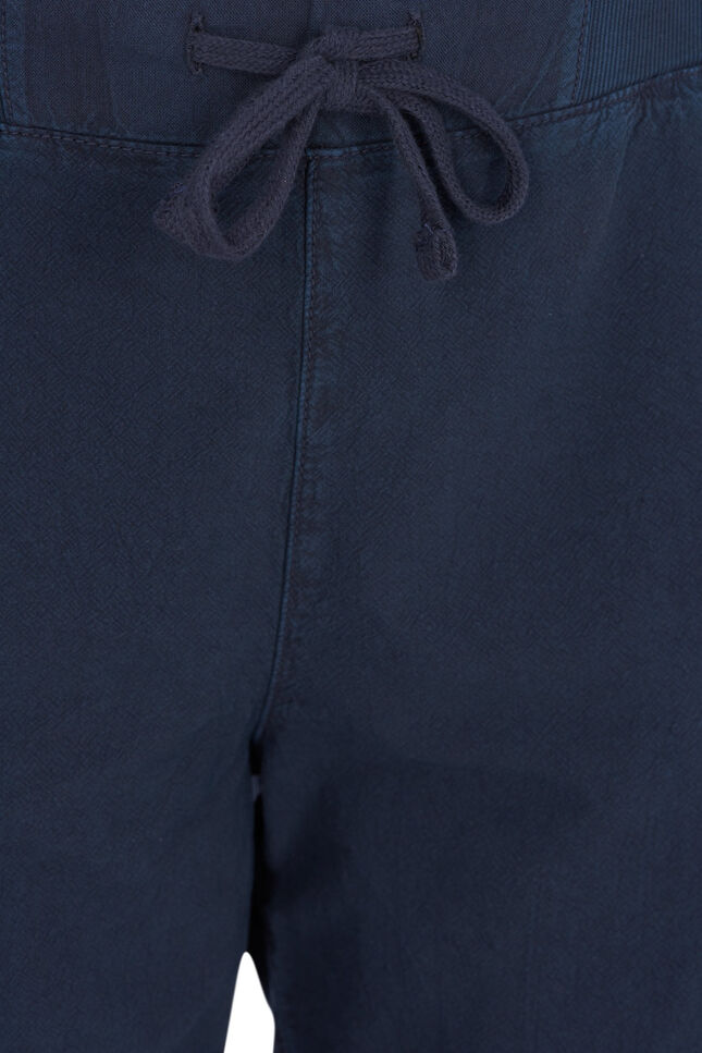 Cotton Capri trousers , Blue, Packshot image number 2