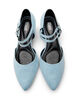 Pumps with double straps, Light Blue, Packshot image number 2