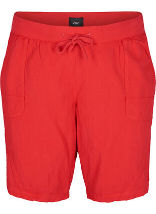 Comfortable shorts, Lipstick Red, Packshot image number 0
