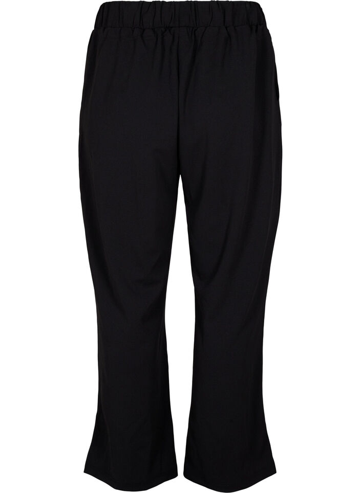 Loose trousers with pockets, Black, Packshot image number 1