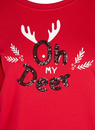Christmas sweater, Red Oh Deer, Packshot image number 2