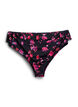 Floral brazilian bikini bottoms, Pink, Packshot image number 1