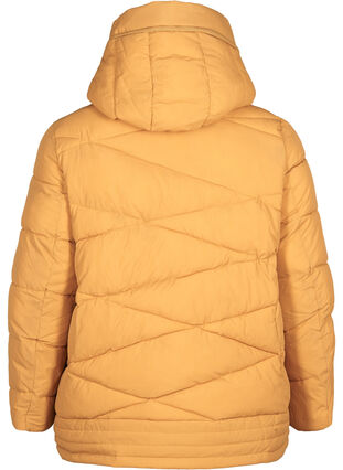 Wind proof hooded jacket with pockets, Spruce Yellow, Packshot image number 1