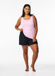 Top with lace trim, Pink, Model image number 1