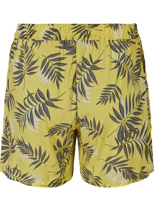 Shorts with loose fit, YELLOW PALM, Packshot image number 1