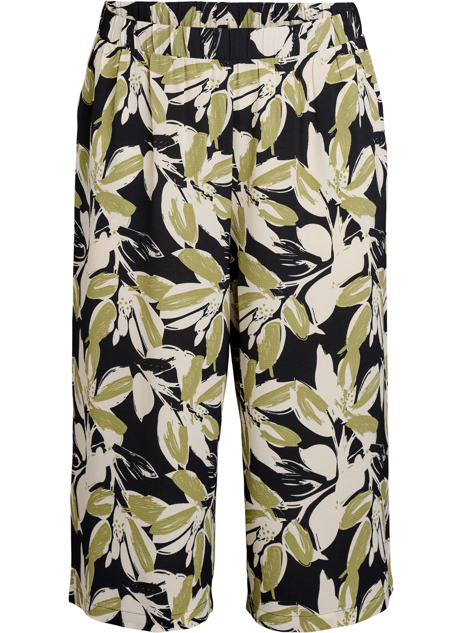Culotte trousers with print