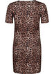 Close-fitting leopard print dress with a cut-out, Leopard AOP, Packshot image number 1