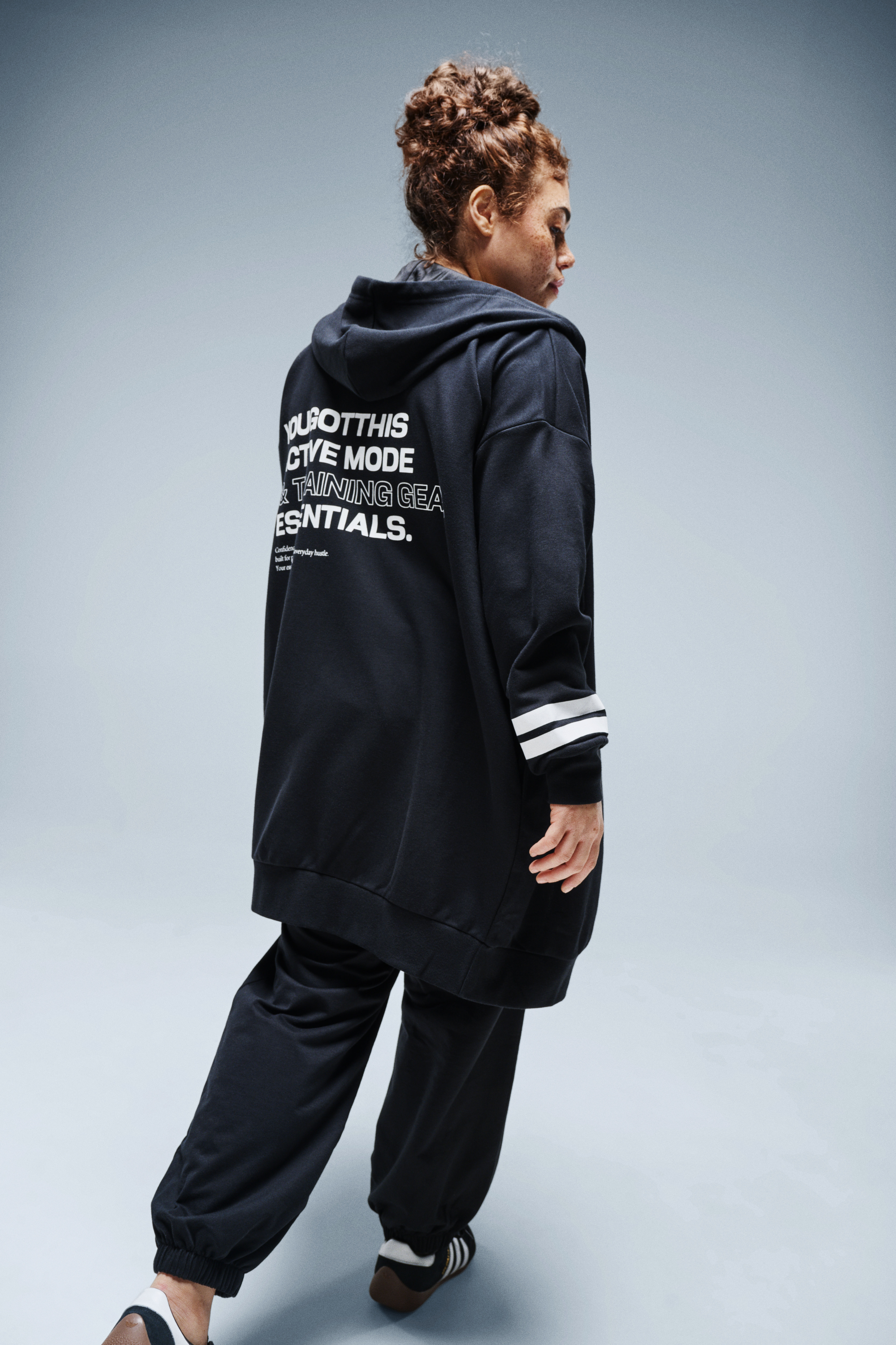 Zizzifashion Long sweat cardigan, , Model