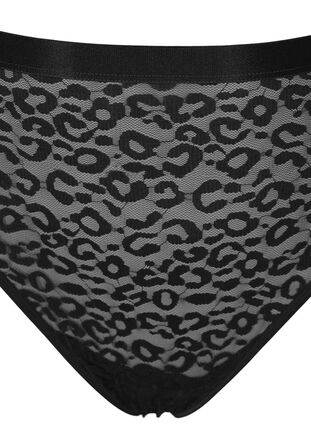 Patterned G-string 2-pack, Black Black, Packshot image number 2