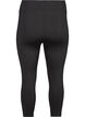 Close-fit workout capris, Black, Packshot image number 1