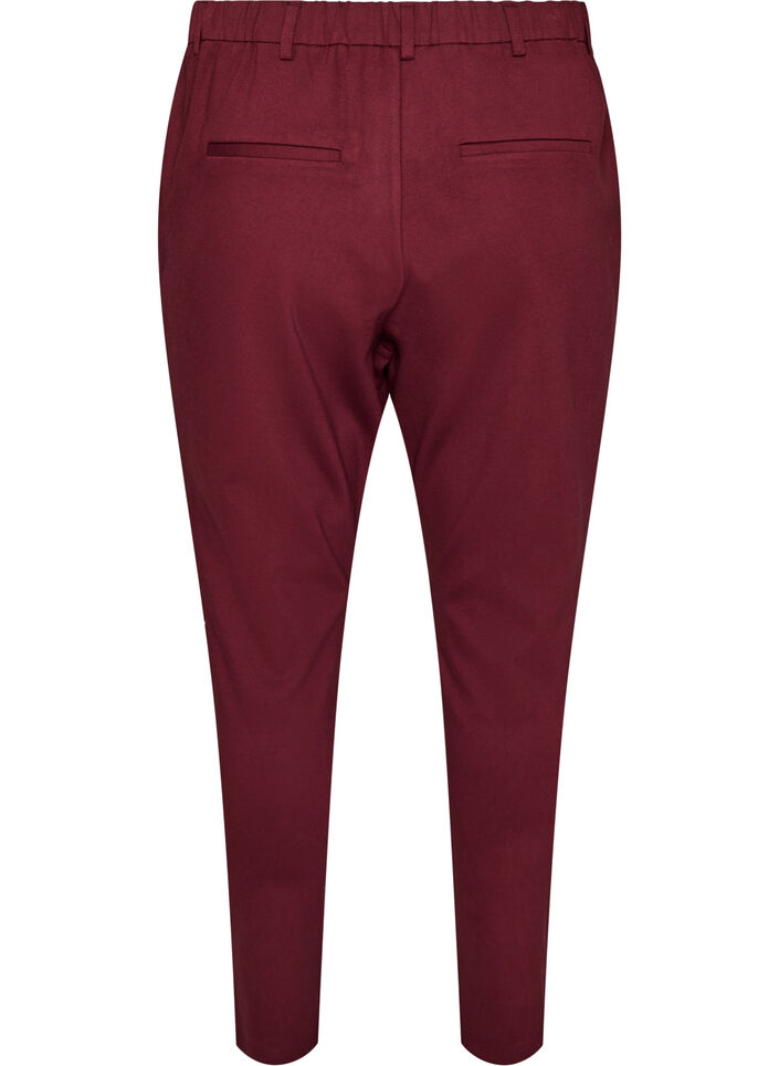 Cropped Maddison trousers, Red, Packshot image number 1