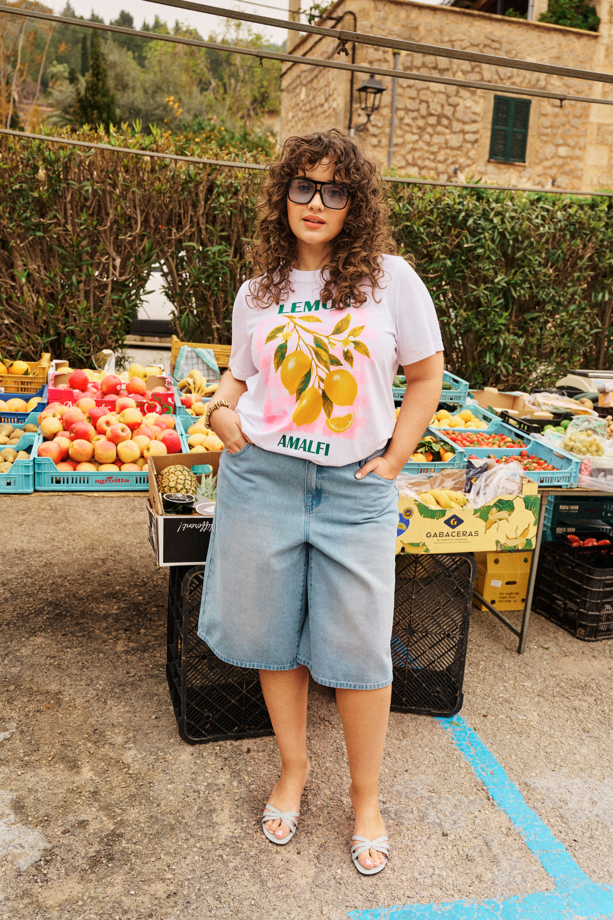 Zizzifashion Fresh Mediterranean vibe in denim, , Model