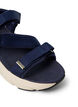 Comfortable sandal with Velcro and arch support, Blue, Packshot image number 3