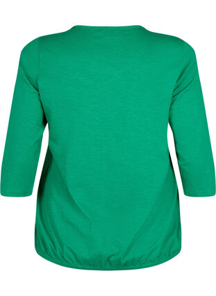 Cotton top with 3/4 sleeves, Jolly Green, Packshot image number 1
