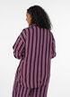 Striped nightshirt, Dark Bordeaux, Model image number 2