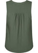 Sleeveless top with wrinkle details, Green, Packshot image number 1