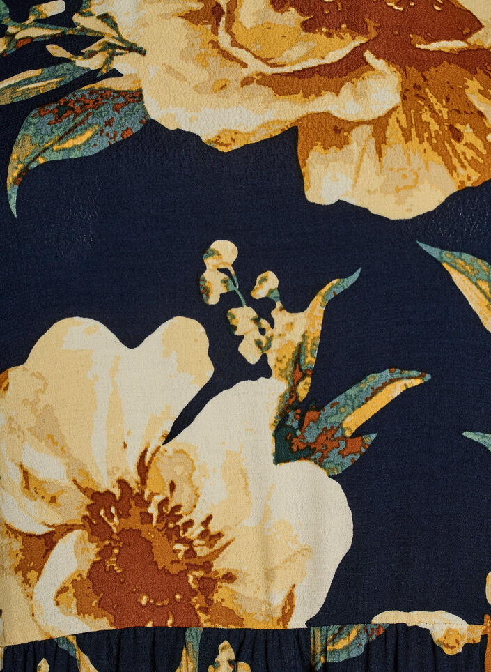 Long-sleeved tunic with a seam, Blue, Packshot image number 2