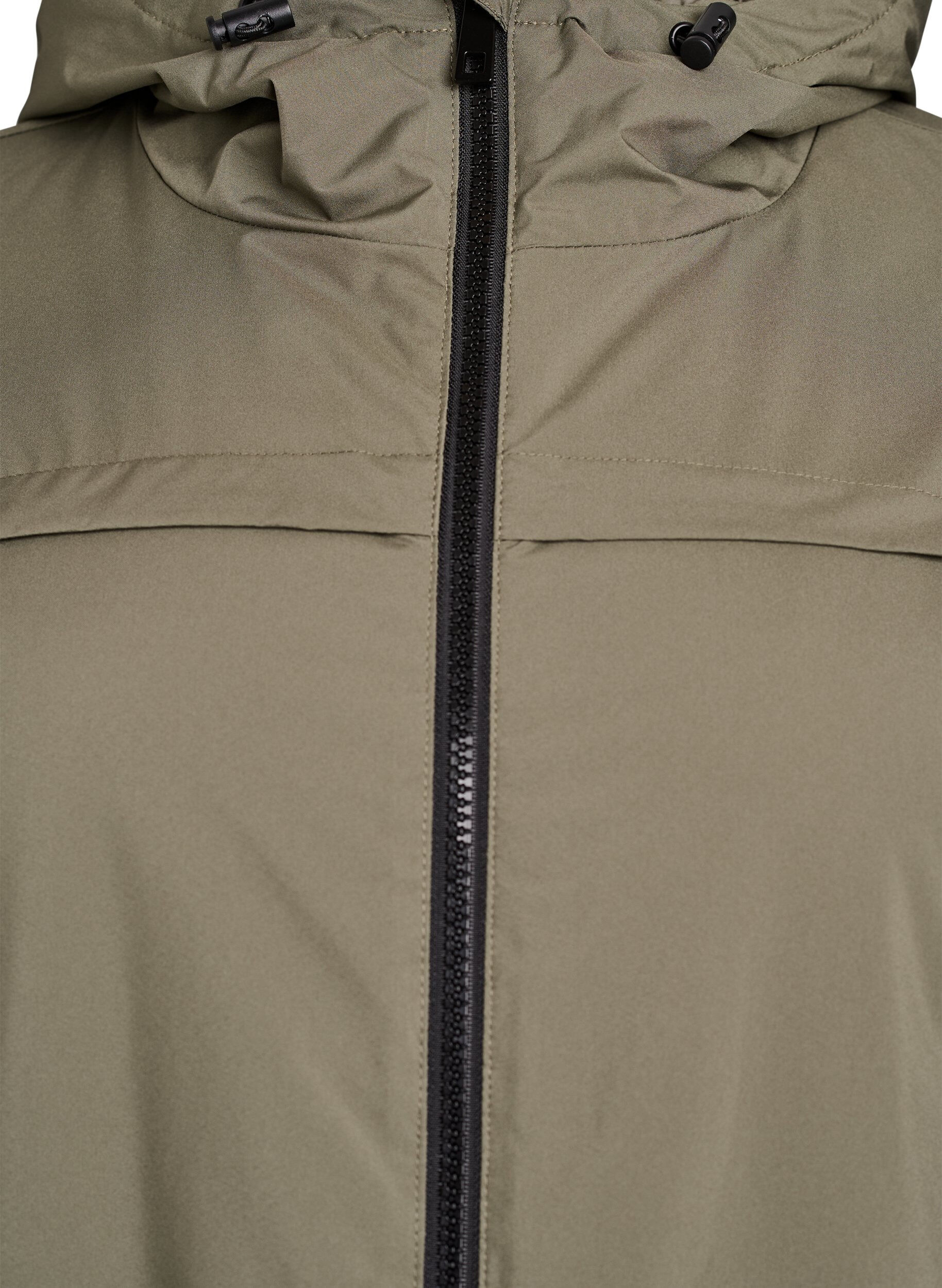 Zizzifashion Lightweight padded parka with a hood, Green, Packshot image number 2