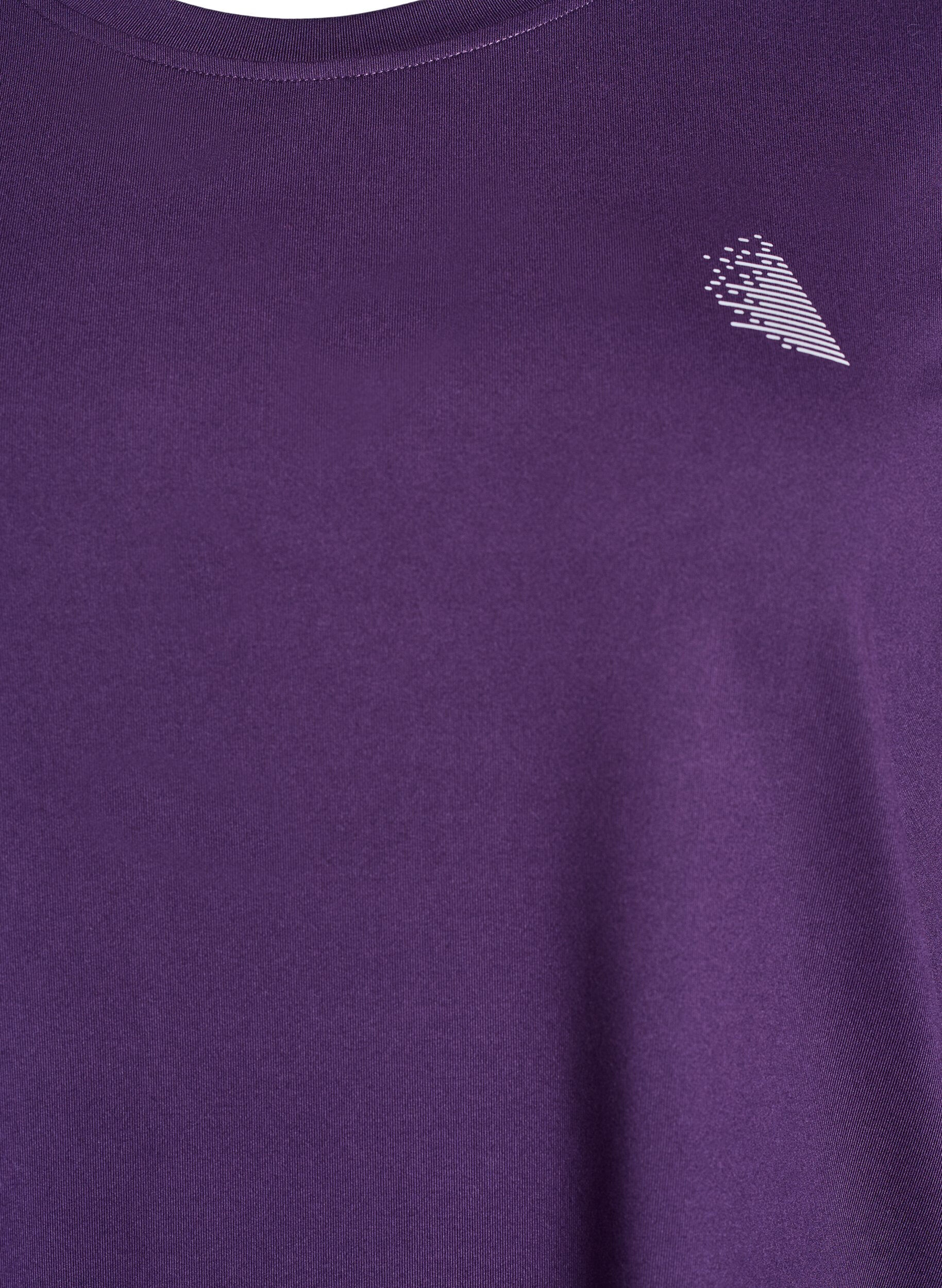 Zizzifashion Workout top with 3/4 sleeves, Purple, Packshot image number 2