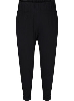 Cotton trousers, Black, Packshot image number 0