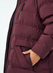 Puffer coat with hood and pockets, Dark Bordeaux, Model image number 3