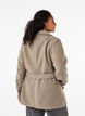 Short wool jacket with belt, Desert Taupe Mel., Model image number 1