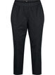 Cotton and linen trousers with pockets, Black, Packshot image number 0