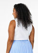 Fitted top with motif, White, Model image number 2