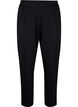 Trousers in modal mix with slit, Black, Packshot image number 0