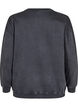 Loose sweatshirt with washed look, Grey, Packshot image number 1