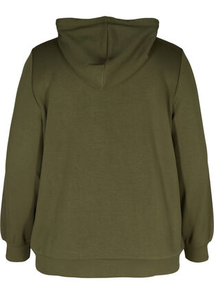 Sweatshirt with pockets and hood, Ivy Green, Packshot image number 1