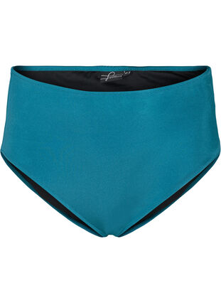 High-waisted bikini bottoms, Ink Blue, Packshot image number 0